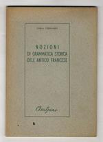 Nozioni di grammatica storica dell'antico francese