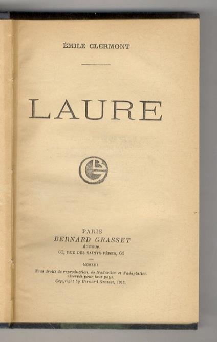Laure. 11ème édition - copertina