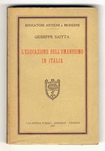 L' educazione dell'Umanesimo in Italia