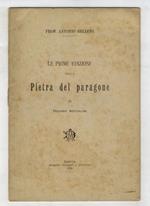 Le prime edizioni della Pietra del paragone di Traiano Boccalini