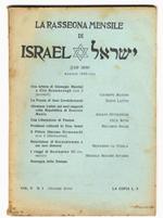 RASSEGNA (LA) mensile di Israel. Vol. V., N. 1. Ijar 5690. Maggio 1930