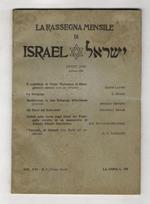 RASSEGNA (LA) mensile di Israel. Vol. XVI. N. 1 (Terza serie). Tevet 5710. Gennaio 1950