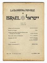 RASSEGNA (LA) mensile di Israel. Vol. XVI. N. 12 (Terza serie). Teveth 5711. Dicembre 1950