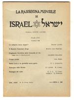 RASSEGNA (LA) mensile di Israel. Vol. XXIV. Dal n. 1 (Terza serie). Gennaio 1958 (Teveth 5718) al n. 11-12 (Terza serie) Novembre-dicembre 1958 (Kheshvàn-Teveth 5719). [Annata completa]