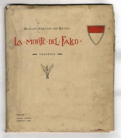 La morte del falco. Tragedia - copertina