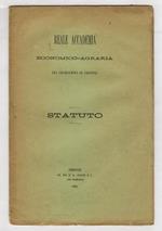 Statuto della R. Accademia Economico-Agraria dei Georgofili di Firenze