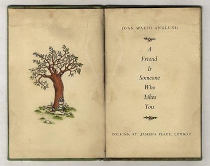 A Friend is Someone Who Likes You - copertina