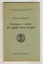 Scrittura e civiltà dei popoli extra-europei