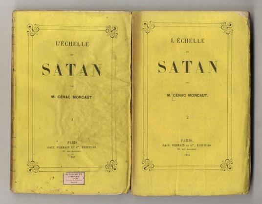 L' échelle de Satan. Vol. 1 [- vol. II] - copertina