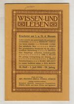 WISSEN und Leben. 19 Heft - 1 Juli 1916 - IX Jahrg