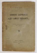 Giosuè Carducci e gli “Amici pedanti”