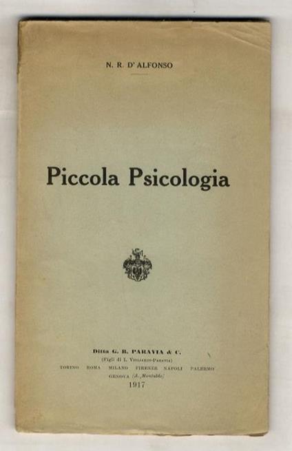 Piccola Psicologia - copertina