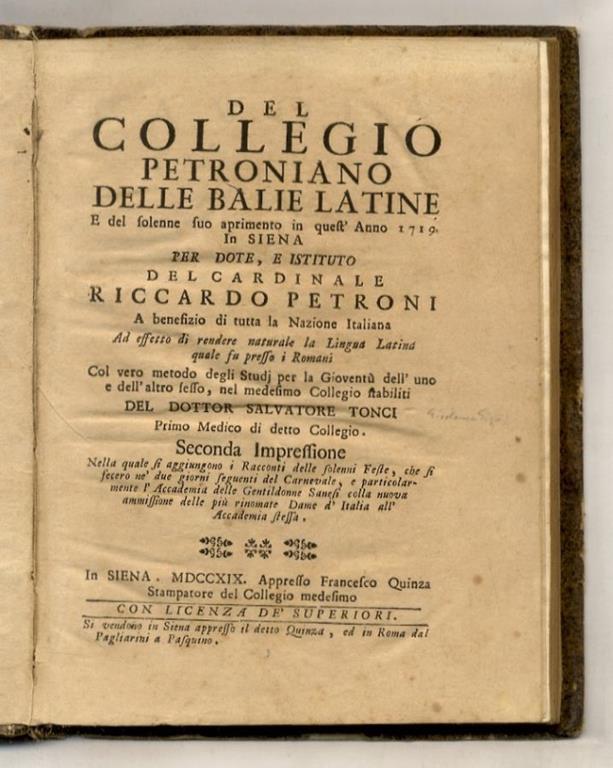 Libreria antiquaria Gozzini