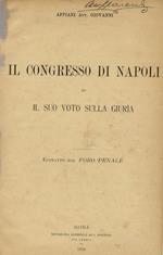 Il Congresso di Napoli ed il suo voto sulla giuria
