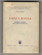 Stato e scuola. Esperienze e problemi della scuola occidentale