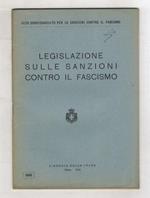 Legislazione sulle sanzioni contro il Fascismo