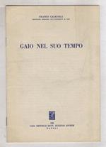 Gaio nel suo tempo