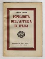 Popolarità dell'Affrica in Italia