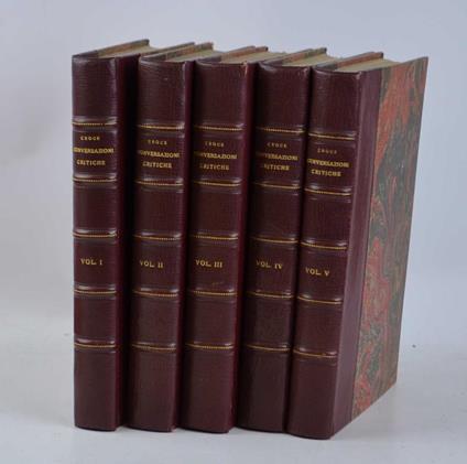 Conversazioni critiche. Serie prima (-quinta) - Benedetto Croce - copertina