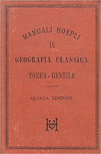 Geografia Classica - copertina