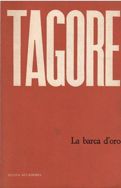 La Barca D'Oro - Rabindranath Tagore - copertina