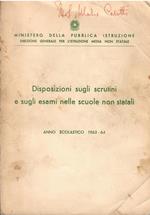 Disposizioni Sugli Scrutini E Sugli Esami Nelle Scuole Non Statali