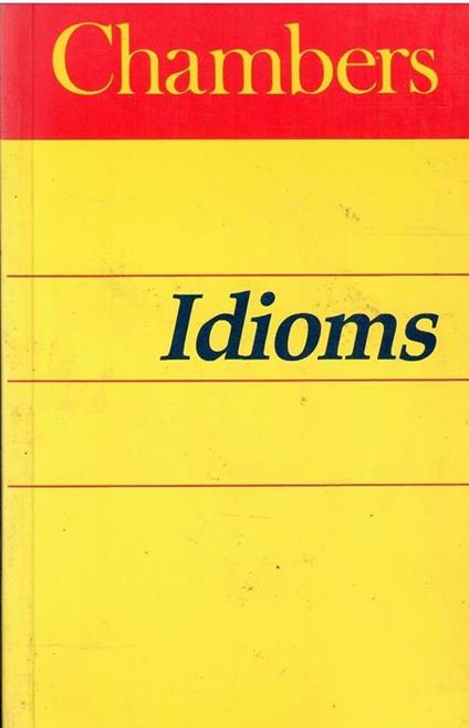 Chambers Idioms - copertina