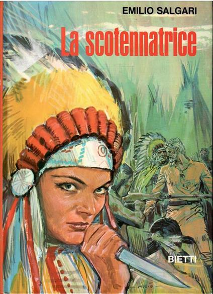 La Scotennatrice - Emilio Salgari - copertina