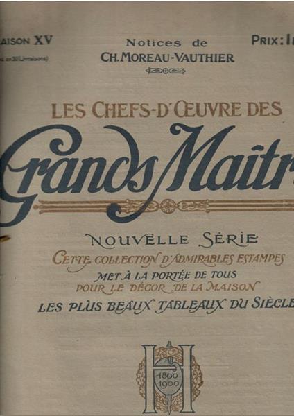 Les Chefs-D'Oeuvre Des Grand Maitres Nouvelle Serie Livraison Xv - copertina