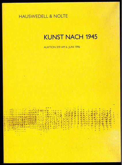 Kunst nach 1945 - copertina
