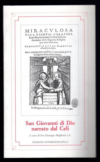 San Giovanni di Dio narrato dal Celi - copertina