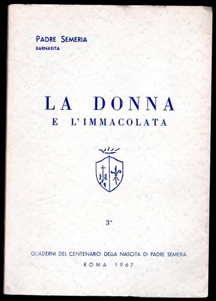 La donna e l'Immacolata - copertina