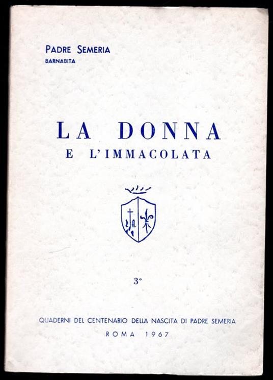 La donna e l'Immacolata - copertina