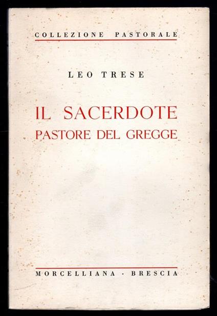 Il sacerdote pastore del gregge - copertina
