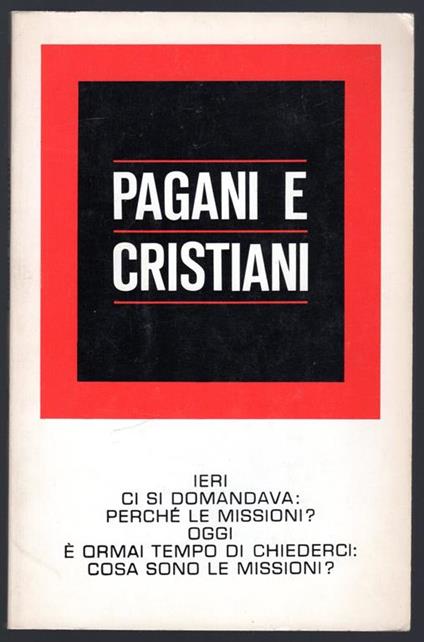 Pagani e cristiani - copertina