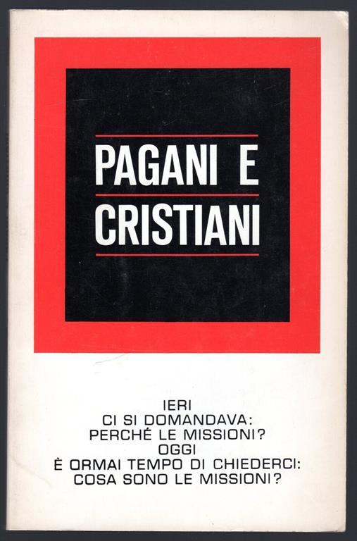 Pagani e cristiani - copertina