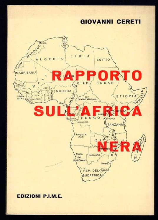 Rapporto sull'Africa nera - Giovanni Cereti - copertina
