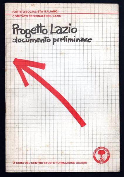 Progetto Lazio. Documento preliminare - copertina