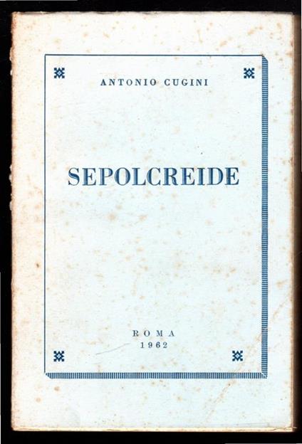 Sepolcreide - copertina