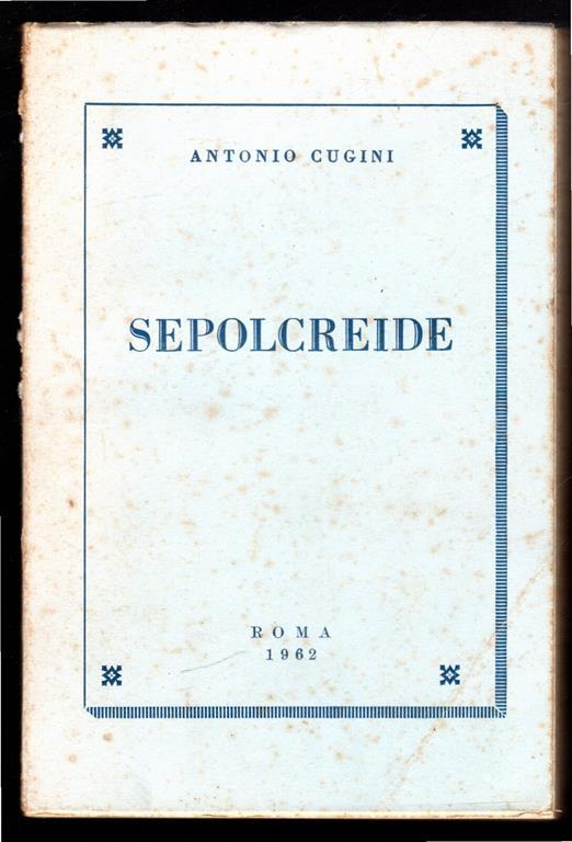 Sepolcreide - copertina