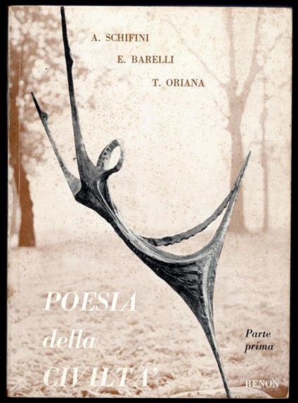 Poesia della civiltà. Parte prima - copertina