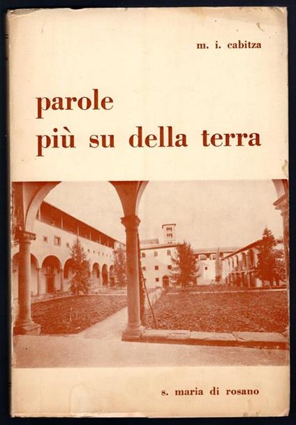 Parole più su della terra - copertina