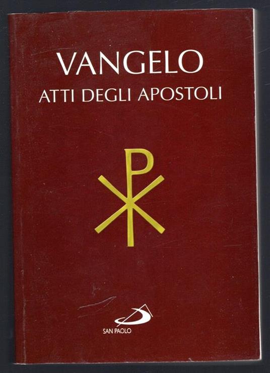 Vangelo e Atti degli Apostoli - copertina