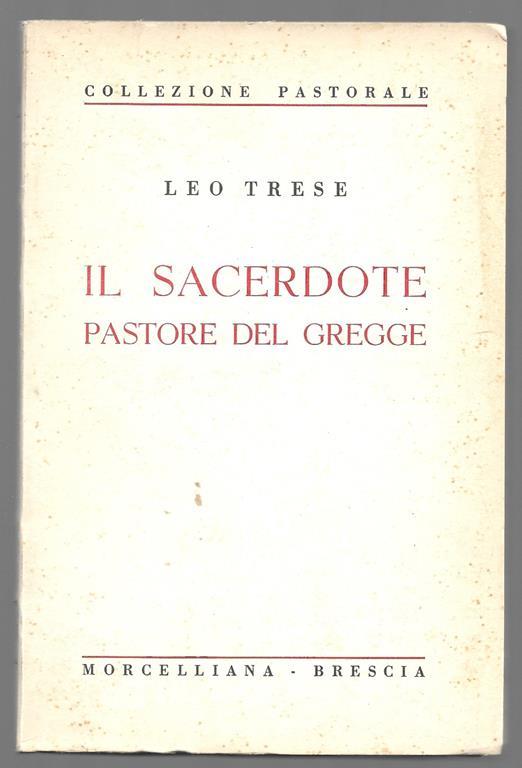 Il sacerdote pastore del gregge - copertina