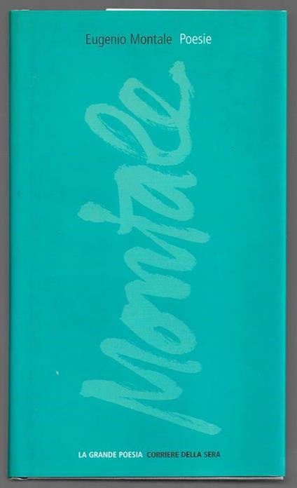 Poesie - Eugenio Montale - copertina