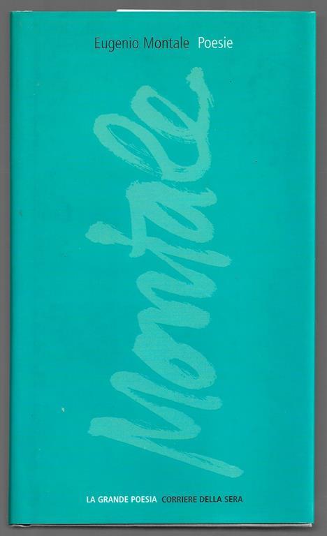 Poesie - Eugenio Montale - copertina