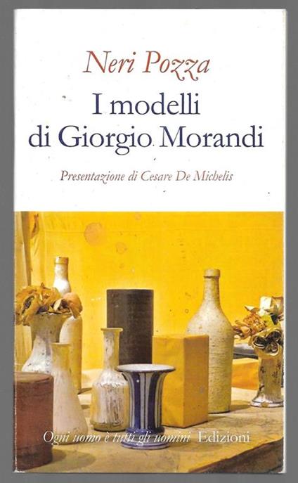 I modelli di Giorgio Morandi - Neri Pozza - copertina