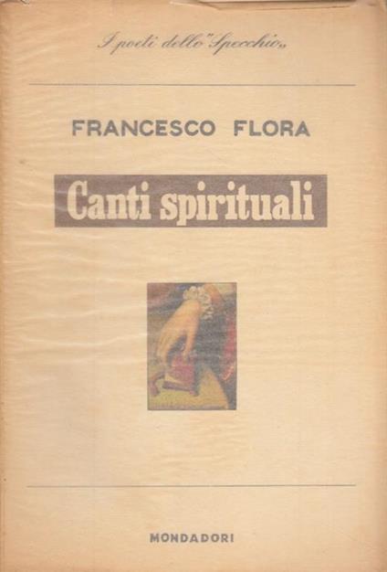 Canti spirituali - Francesco Flora - copertina
