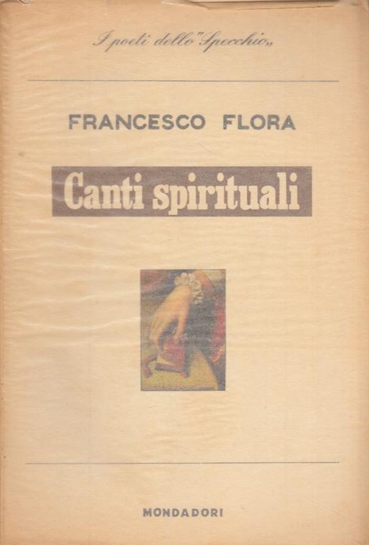 Canti spirituali - Francesco Flora - copertina
