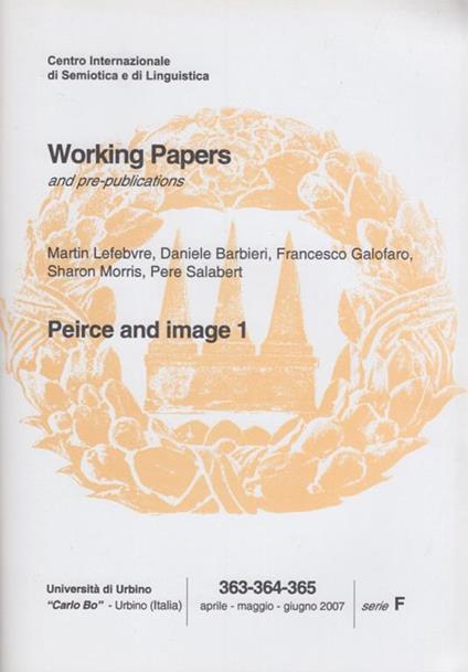 Peirce and image 1 - copertina